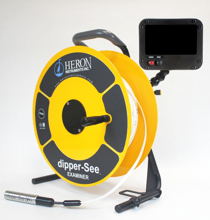 large size borehole inspection camera